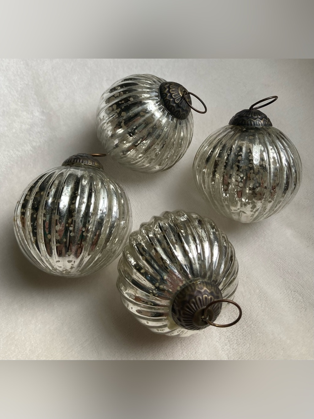 Restoration Hardware Mercury Glass Ornaments